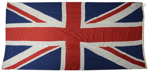 A large vintage Union Jack flag