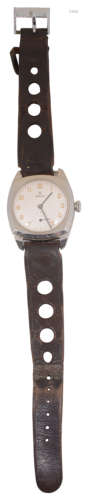 A Gentleman's 1940s Rolex Oyster stainless steel cushion sha...