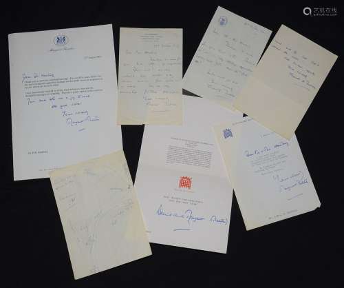 A collection of ephemera relating to Margaret Thatcher (1925...