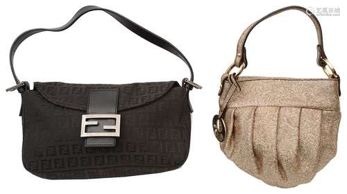 Two Fendi evening bags