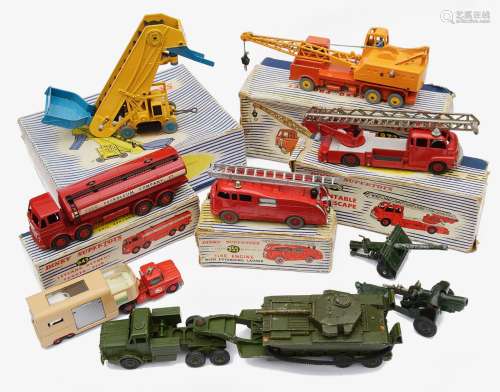 A small collection of mostly boxed Dinky Supertoys