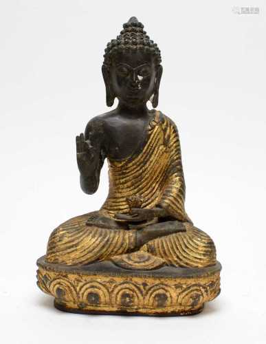 Gilt bronze Buddha