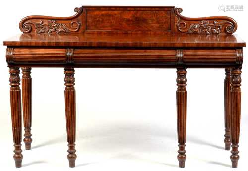 Early Victorian mahogany serving table
