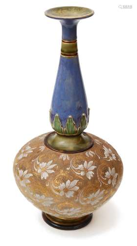 A Royal Doulton Slaters Patent bottle vase,