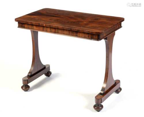 Victorian rosewood library table