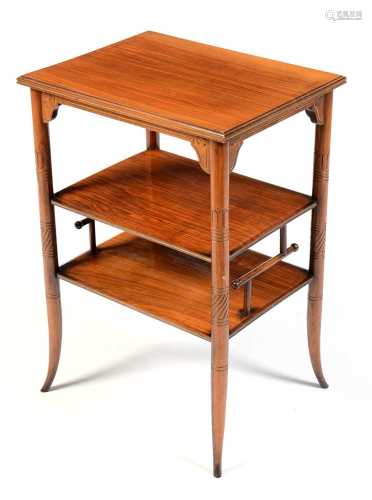 Late 19th Century cherry wood secessionist occasional table