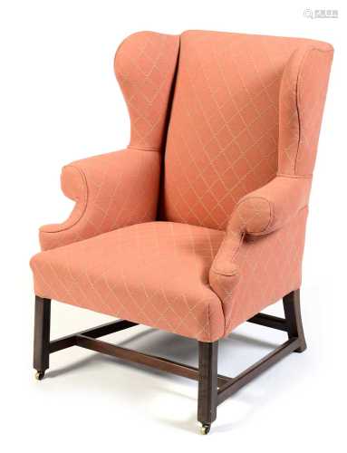 Early 20th Century wing back armchair, in the Georgian style