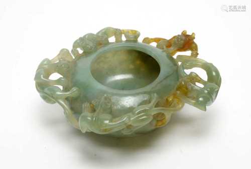 Chinese Jade Chilong water pot.