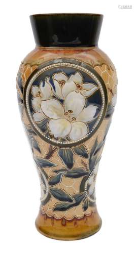 A Doulton Lambeth stoneware vase by Eliza Simmance