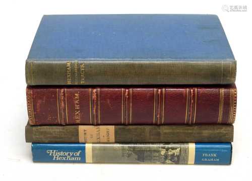 Hexham interest books and other items.