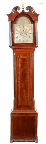 Alex Duncan, Elgin: a 19th Century mahogany longcase clock.