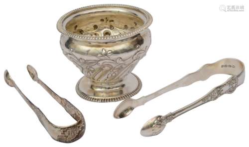 A late Vict. silver sugar basin; others