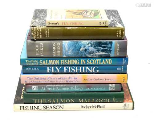 Falkus (Hugh) Salmon Fishing, and other angling books