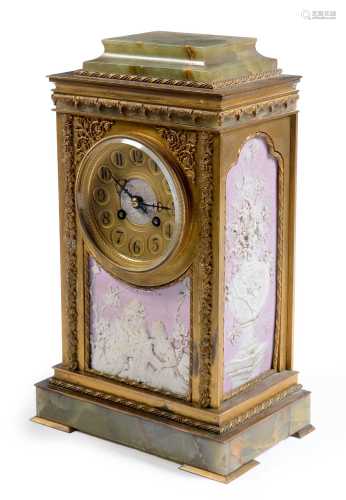 A French late 19th Century mantel clock