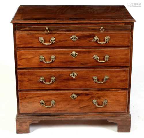 George III mahogany bachelors chest