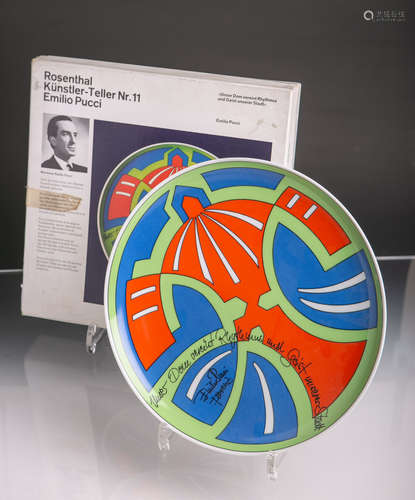 Künstlerteller (Rosenthal, Studio-Linie), Emilio Pucci (1914...