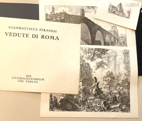 Piranesi, Giovanni Battista (1720 - 1778), Vedute di Roma II