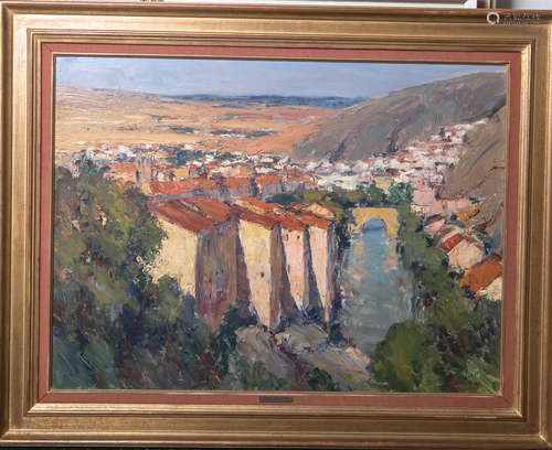 Murteira, Jaime (1910 - 1986), Stadtansicht von wohl Badajoz...