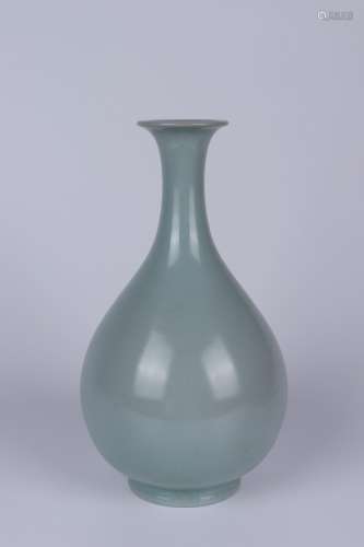 chinese ru kiln porcelain pear shaped vase
