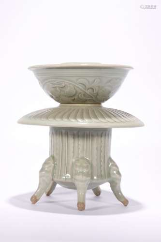 chinese yaozhou kiln porcelain censer