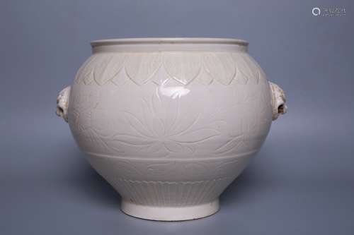 chinese ding kiln porcelain pot