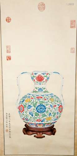 chinese lang shining's painting