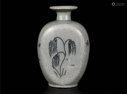 高丽瓷花鸟瓶