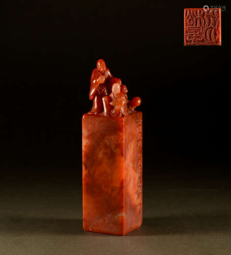 Qing Dynasty - Shoushan Stone seal