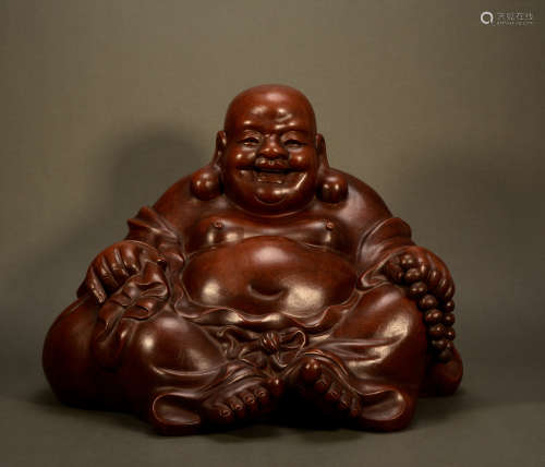 Qing Dynasty - Purple Sand Buddha