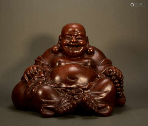 Qing Dynasty - Purple Sand Buddha