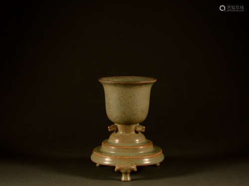Song Dynasty - Longquan High Foot Cup
