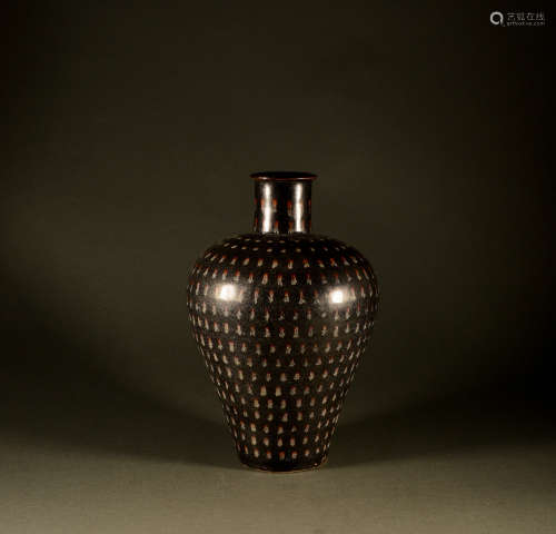 Song Dynasty - Black glazed floating vases