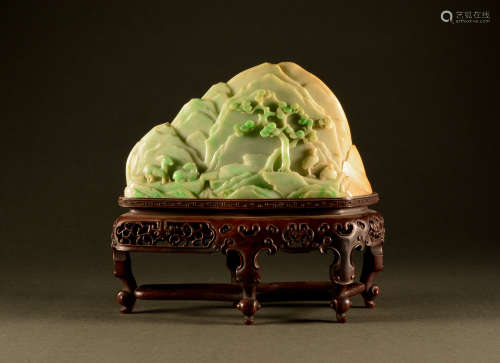Qing Dynasty - Jade live and work in peace and contentment s...