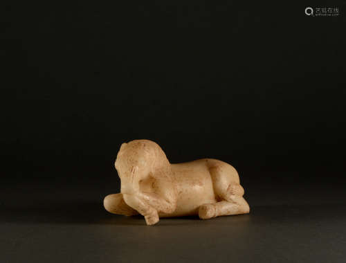 Northern Wei Dynasty - white marble sleeping horse