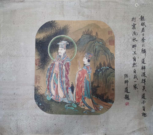 A Li gonglin's buddha painting(without frame)