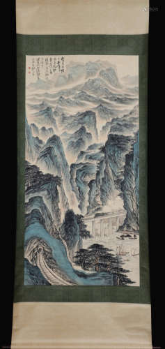 A He haixia's landscape painting