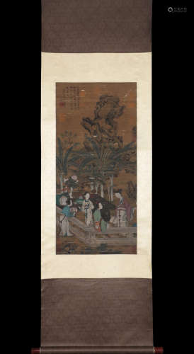 A Zhao mengfu's maid painting