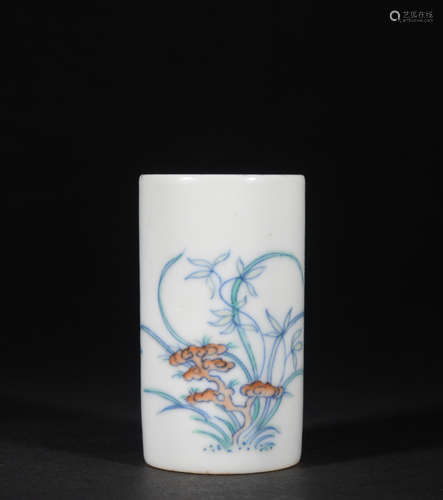 A DouCai 'floral' vase