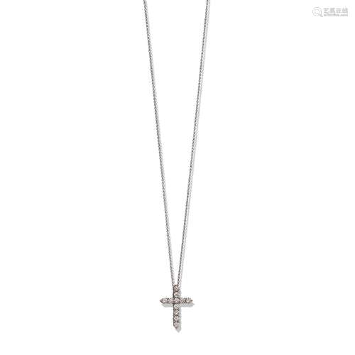 DIAMOND CROSS PENDANT/NECKLACE