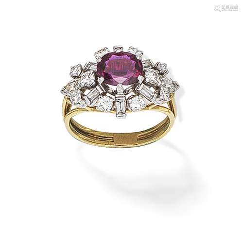 RUBY AND DIAMOND RING