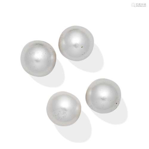 FOUR LOOSE CULTURED PEARLS