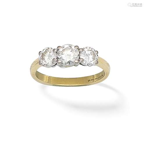 DIAMOND THREE-STONE RING