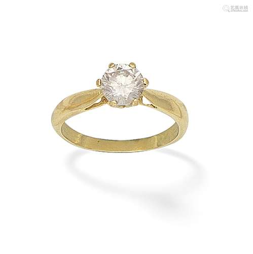 DIAMOND SINGLE-STONE RING