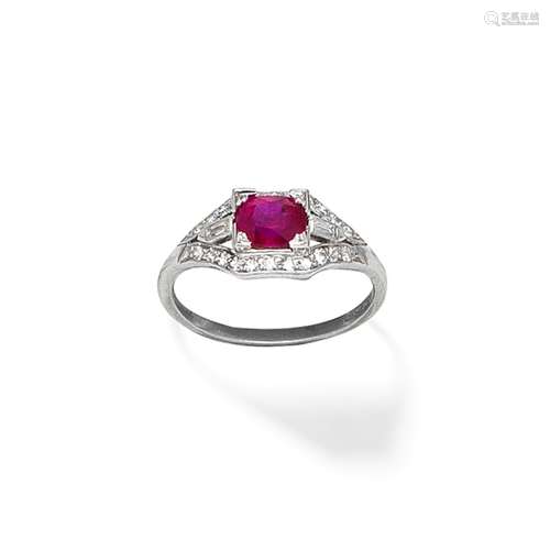 RUBY AND DIAMOND RING