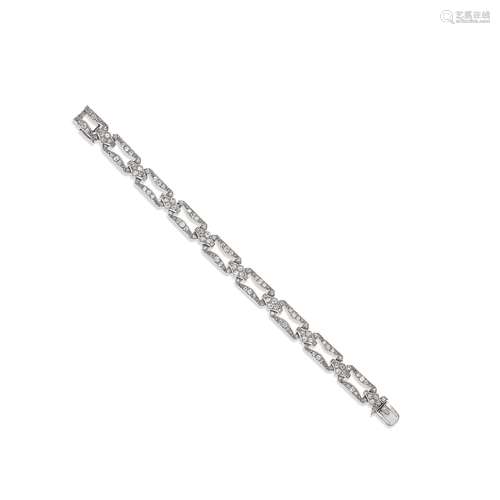 DIAMOND BRACELET, FIRST QUARTER OF THE 20TH CENTURY