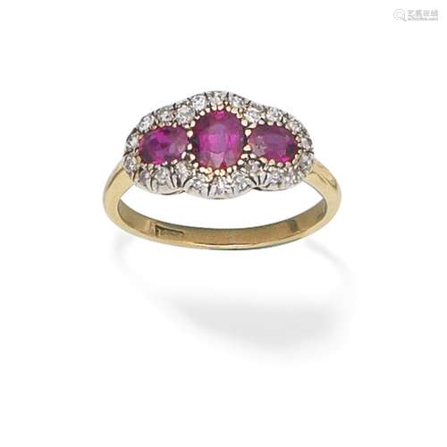 RUBY AND DIAMOND RING