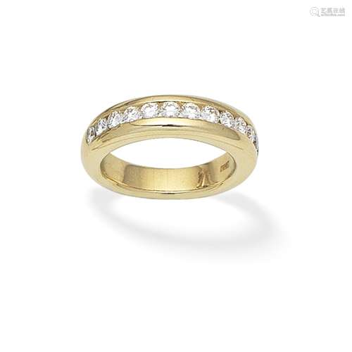 BOODLES: DIAMOND HALF ETERNITY RING,