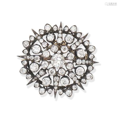 DIAMOND BROOCH,