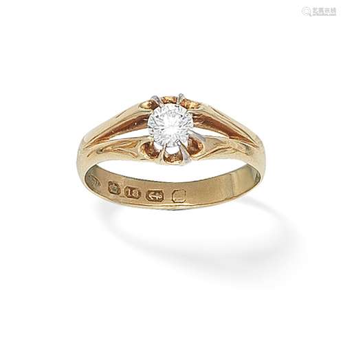 DIAMOND SINGLE-STONE RING