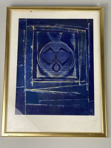 Max ERNST (1891-1976). Composition en bleu. Lithographie. 31...